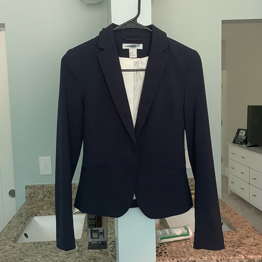 Navy blazor